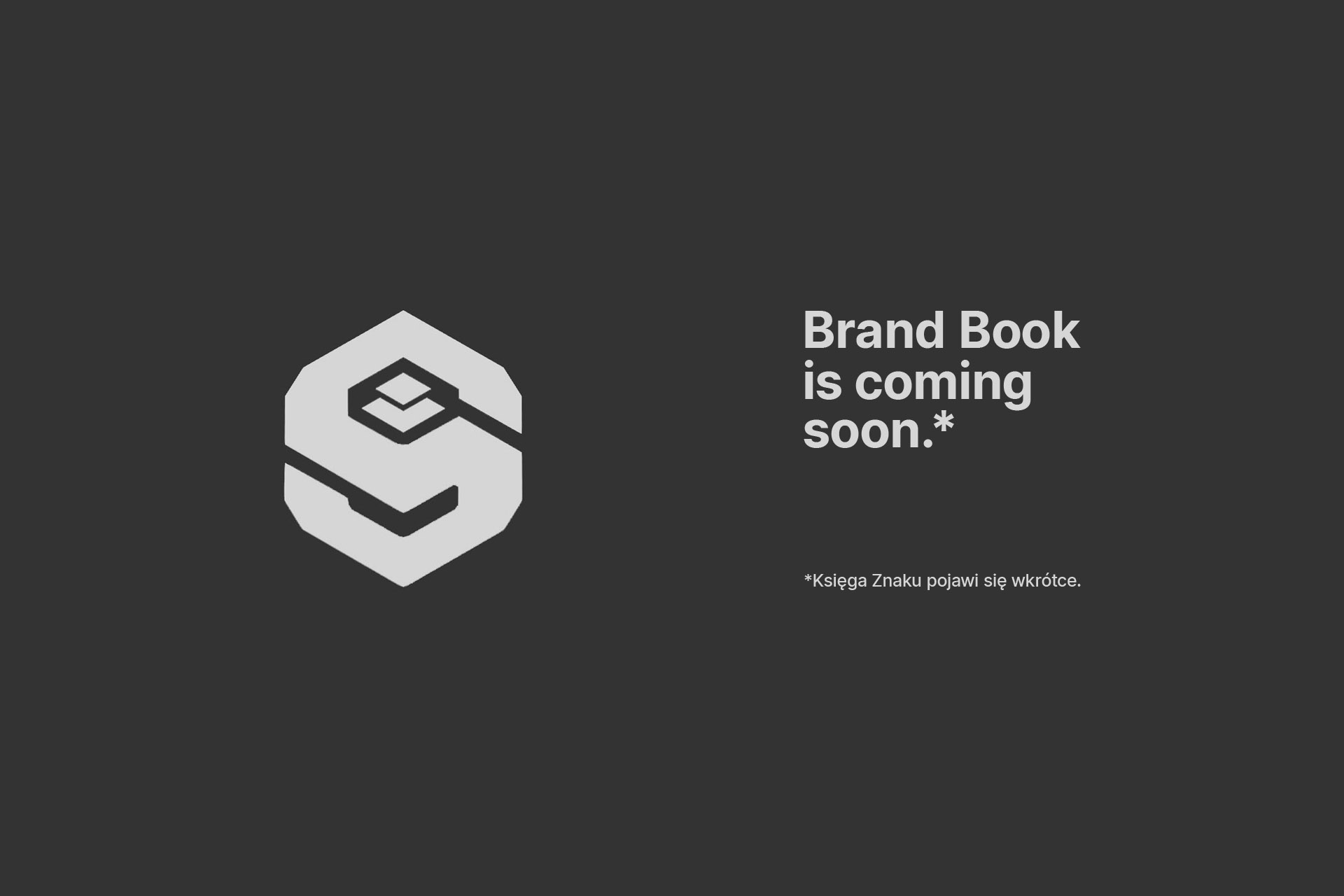 Tomek Jankowski Design Identity - coming soon Sandbox Logo Variation