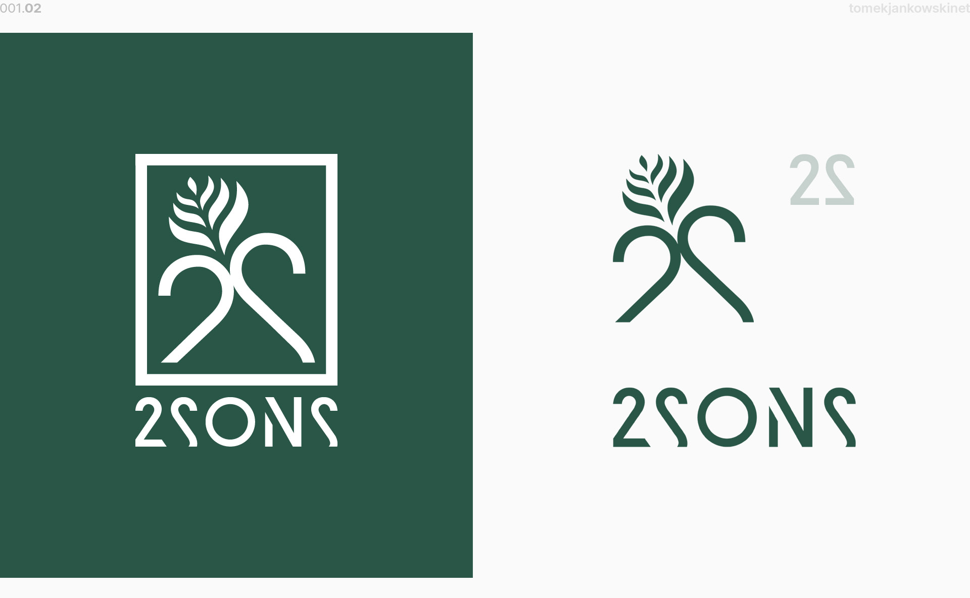 Tomek Jankowski Design Identity - 2SONS Food Company