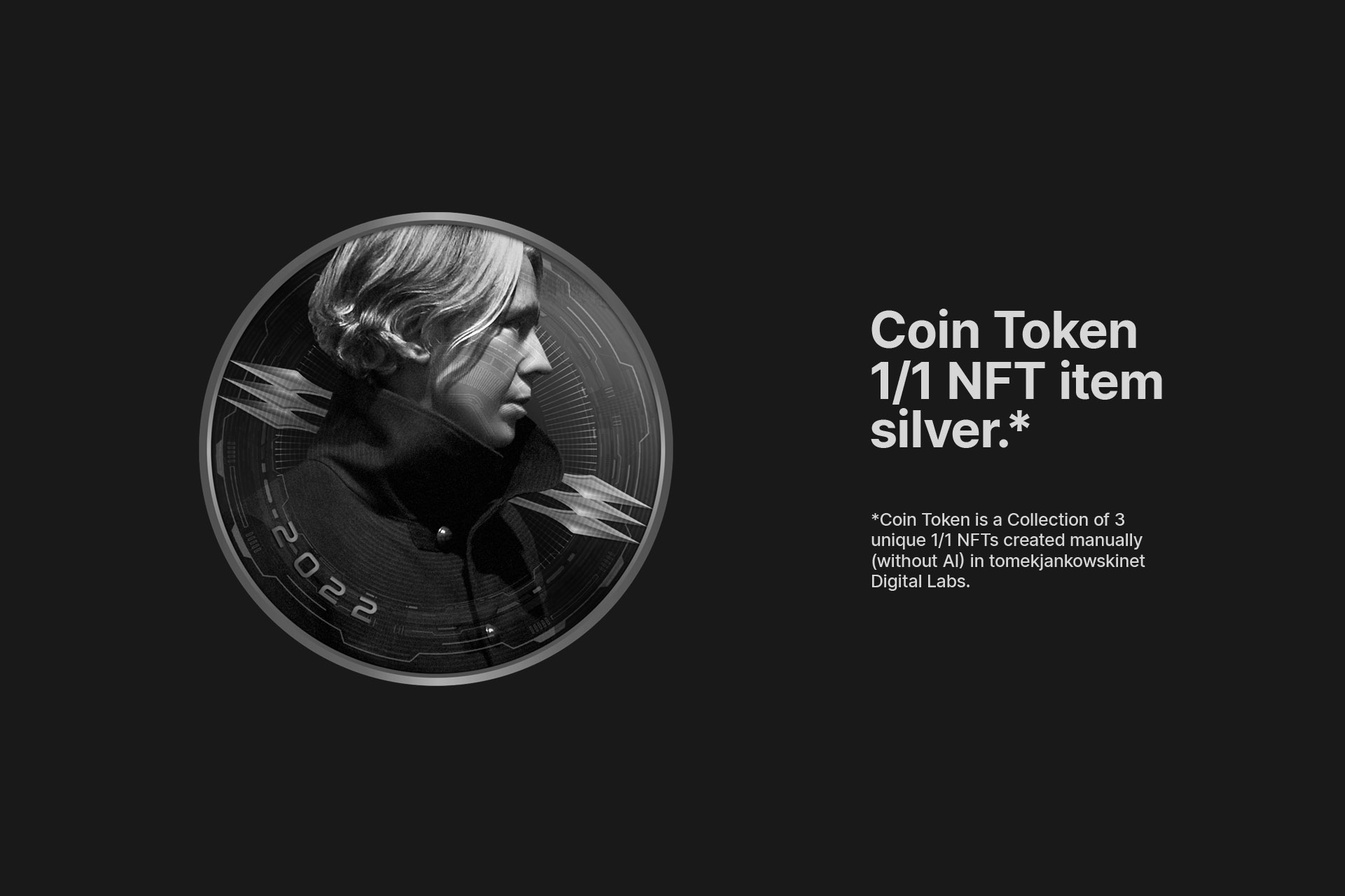 Tomek Jankowski Design Identity - Coin NFT Token Silver