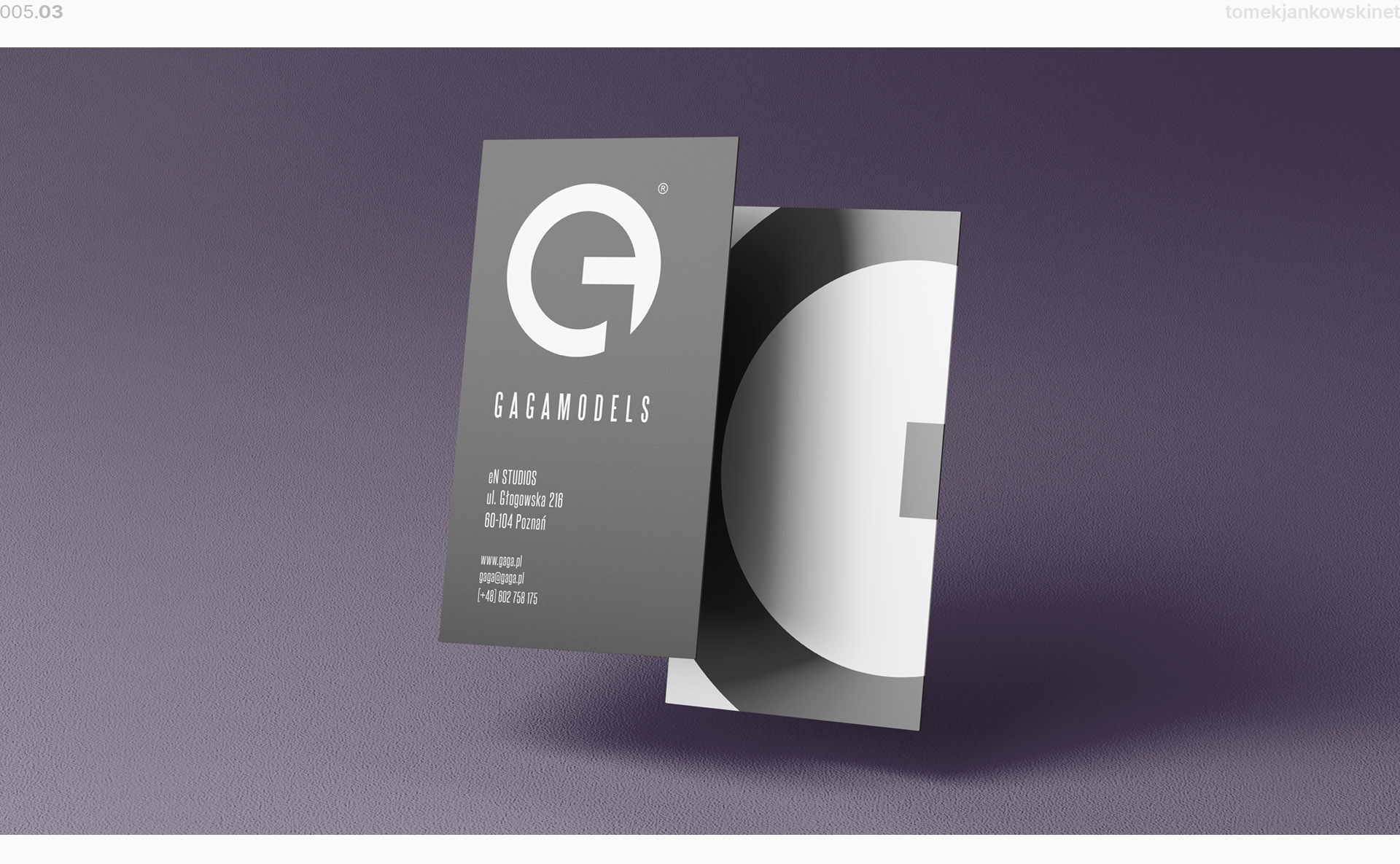 Tomek Jankowski Design Identity - GAGAMODELS Agency
