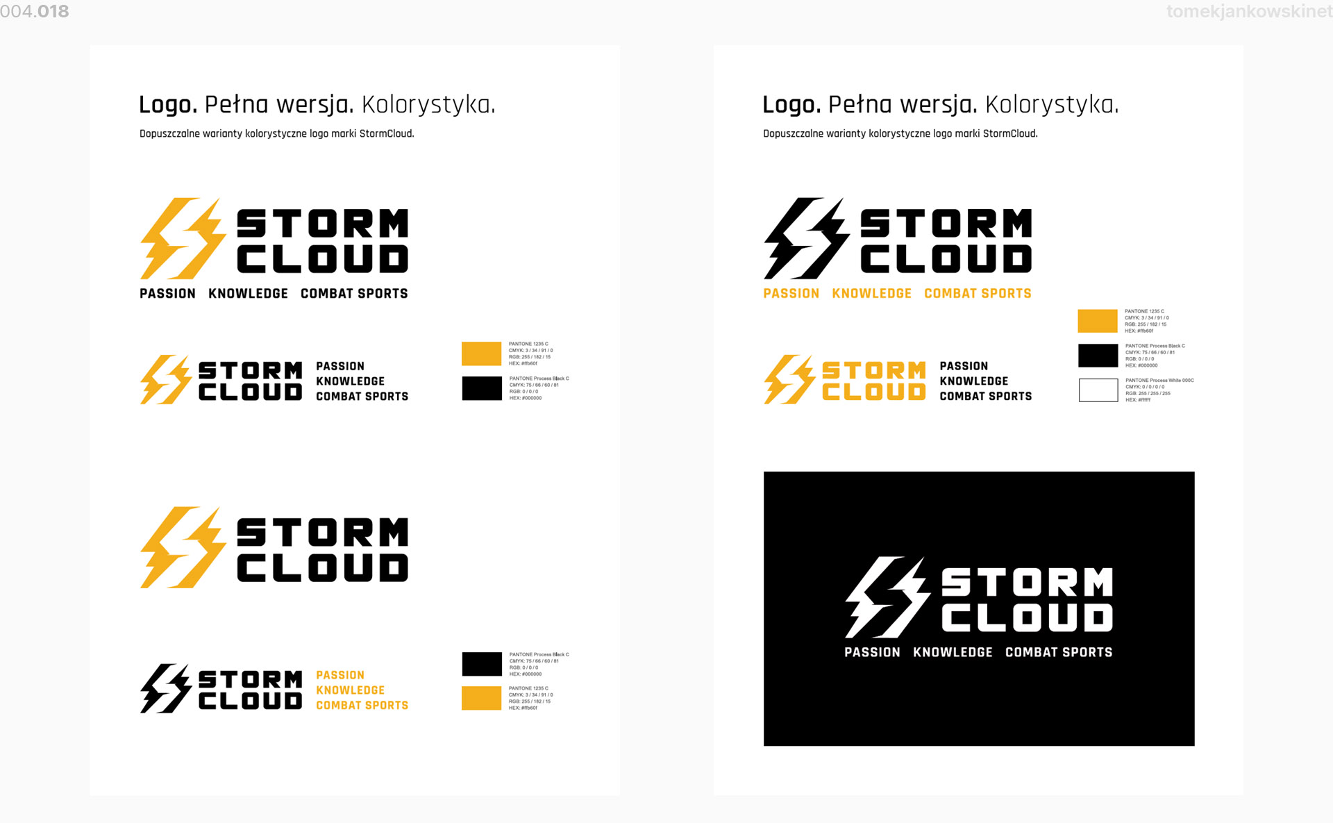 Tomek Jankowski Design Identity - STORMCLOUD